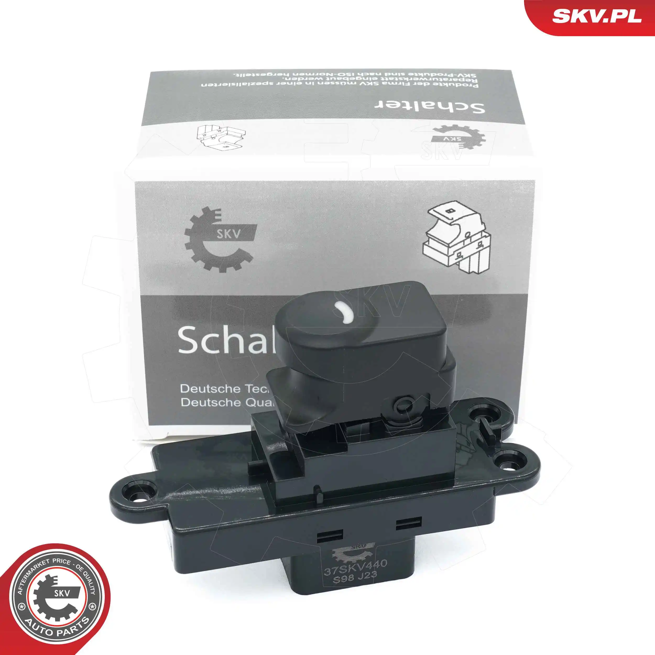 Switch, window regulator